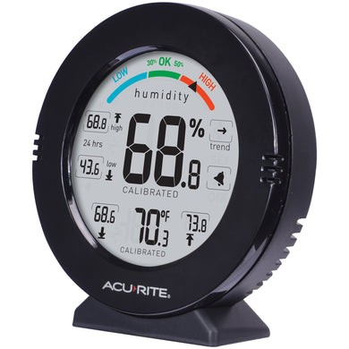 AcuRite Indoor Humidity Monitor PRO Accuracy con allarmi Silver - Ilgrandebazar