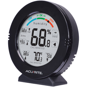 AcuRite Indoor Humidity Monitor PRO Accuracy con allarmi Silver - Ilgrandebazar