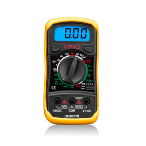 ULTRICS Multimetro Digitale Professionale, Standard, Yellow and Black - Ilgrandebazar