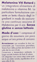 Carica l'immagine nel visualizzatore di Gallery, Marco Viti VVSO005 Melatonina Viti Retard - Rilascio Prolungato di Melatonina - 30 g