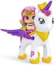 Carica l'immagine nel visualizzatore di Gallery, PINYPON - Unicorno volante e personaggio Pinypon con stella con decorazione segreta, per bambine/I dai 4 anni, Famosa 700014082 Unicorno volante Single