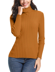Abollria Maglione Donna Elegante a Collo Alto Maniche Lunghe per Inverno... - Ilgrandebazar