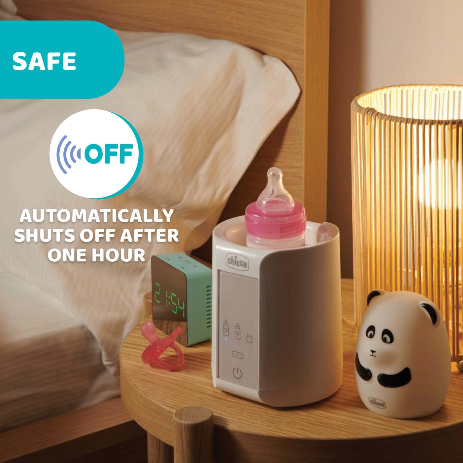 Chicco Scaldabiberon Casa - Con 2 Programmi, Spegnimento Automatico, Per Biberon E Vasetti - Foto 2