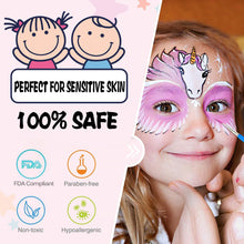 Carica l&#39;immagine nel visualizzatore di Gallery, Truccabimbi Kit Trucchi Carnevale Bambini Colori Trucco - Ilgrandebazar