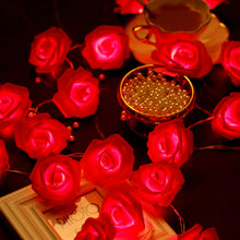 Carica l&#39;immagine nel visualizzatore di Gallery, San Valentino Luci della Stringa Rosa, 6.5 ft 20 LED Luce Rosa Rossa