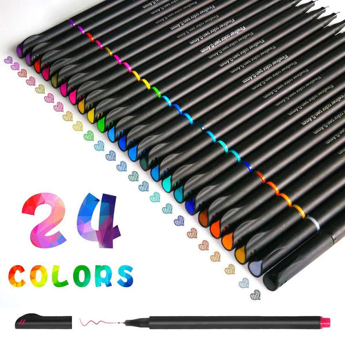 Penne Fineliner, Set di Fineliner a Colori Funnasting Multicolore - Ilgrandebazar