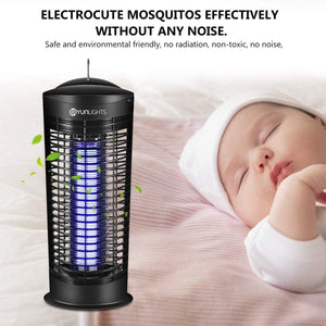YUNLIGHTS Lampada Anti-zanzara Killer 11W Elettronica Interno Antizanzare Trappola per Mosche Insetto Repellente Eliminare Mosche Zanzare Zapper Volante Disinfestazione Zanzare Lampade