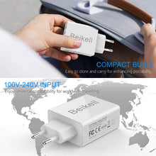 Carica l'immagine nel visualizzatore di Gallery, Beikell Caricatore USB, USB da Muro a 4 Porte 5A / 25W con... - Ilgrandebazar