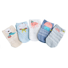 Carica l&#39;immagine nel visualizzatore di Gallery, XPX Garment 5 Paia Calzini Neonati Delle Fodere Dei Del Cotone Dei...