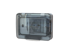Carica l&#39;immagine nel visualizzatore di Gallery, 4Box 4B.W.RAL.015, Wide IP55, Presa Elettrica da Esterno per Scatola Grigio - Ilgrandebazar
