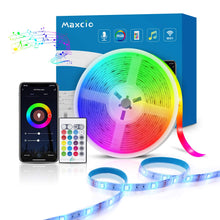Carica l&#39;immagine nel visualizzatore di Gallery, Alexa Striscia LED Intelligente WiFi, Maxcio 5M di Luci Led 5050 5 M - Ilgrandebazar