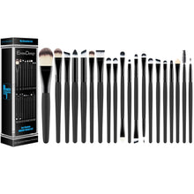 Carica l&#39;immagine nel visualizzatore di Gallery, EmaxDesign 20 pezzi-Set di pennelli professionali per trucco, volto ombretti... - Ilgrandebazar
