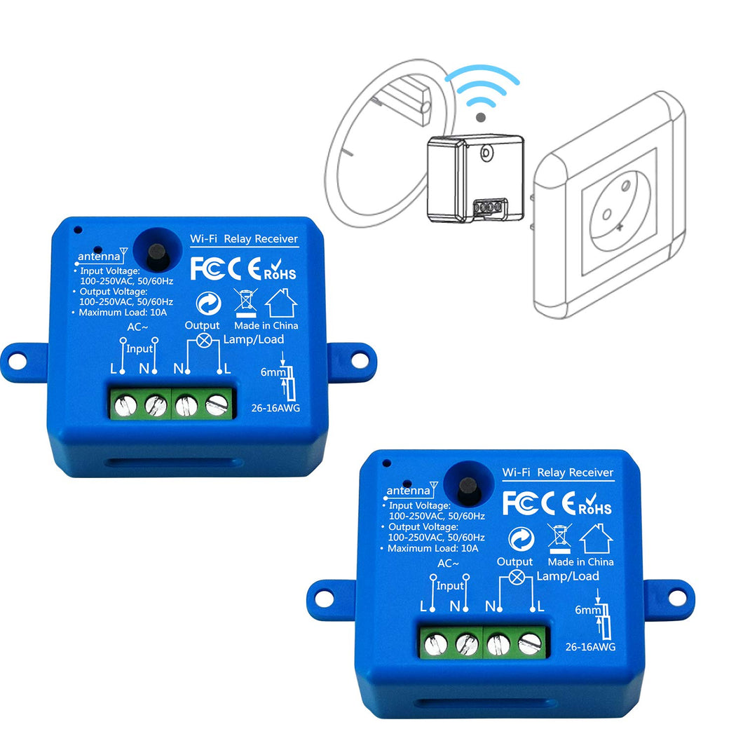 LoraTap Interruttore WiFi Alexa, Intelligente Telecomando Blue - Ilgrandebazar