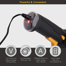Carica l'immagine nel visualizzatore di Gallery, TECCPO Forbici a Batteria al Litio, 7.2V Sfoltirami Cesoie 1.5Ah - Ilgrandebazar