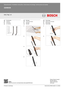 Bosch 3 397 007 116 Spazzola Anteriore, Black - Ilgrandebazar