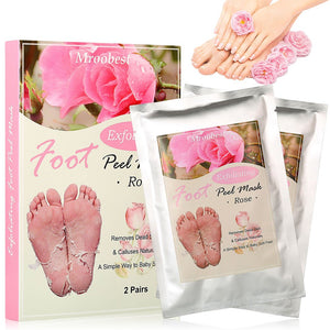 Maschera Piedi Esfoliante, Foot Mask, Exfoliating 2 Pairs - Ilgrandebazar