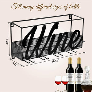 Tinyuet Scatola per Vino da Parete | Portabottiglie e Vetro | Wine - Ilgrandebazar