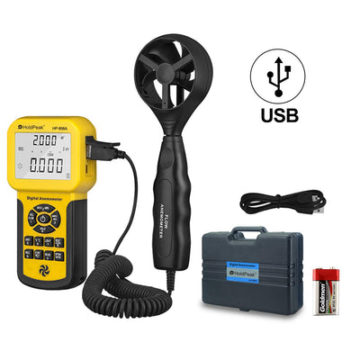 HoldPeak Anemometro CFM Portatile 856A per HVAC, Impostazione Dell'area del... - Ilgrandebazar