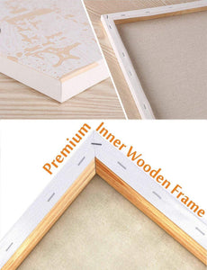 Bougimal Dipingere con i Numeri Adulti, Kit per dipingere con i Numeri con pennelli e pigmento Acrilico Regalo per Donne Mamma Figlia Natale Compleanno Decorazione della casa - con Telaio 40 * 50 cm
