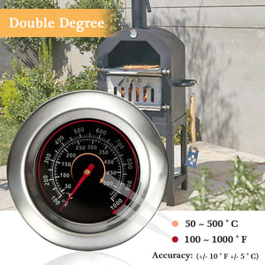 KING DO WAY Barbecue Termometro (Diametro 75mm) 75mm Diametro, Diametro - Ilgrandebazar