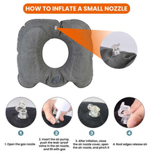 Carica l&#39;immagine nel visualizzatore di Gallery, Cresbel Cuscino Ortopedico Gonfiabile - Cuscino Antidecubito, Cuscino Sedile Emorroidi, Cuscino Ortopedico Sedile per emorroidi, infiammazioni, dolori al coccige, cisti, gravidanza, post parto.