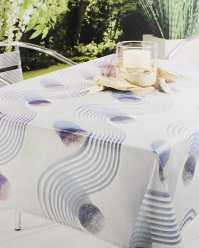 Kamaca - Tovaglia per esterni, lavabile, resistente 130 cm x 160 cm, Spiaggia - Ilgrandebazar