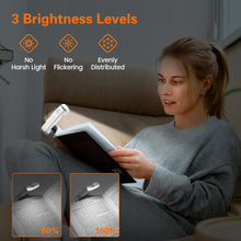 Carica l&#39;immagine nel visualizzatore di Gallery, Vinmooog luci led Lampada da Lettura luce per lettura libri a letto,3Colori luce da lettura per libro luce lettura libro luce notturna luce lettura luce led luce led luce da lettura