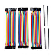 Carica l&#39;immagine nel visualizzatore di Gallery, DSD Tech 120PCS DuPont ponticello connettori maschio pin 8inch, Multicoloured - Ilgrandebazar