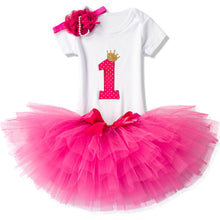 Carica l&#39;immagine nel visualizzatore di Gallery, NNJXD Ragazza Shinny Stripe Bambina Senza Maniche Tutu Stampa Vestito da... - Ilgrandebazar