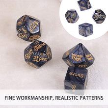Carica l&#39;immagine nel visualizzatore di Gallery, 4pcs dadi Sexy Gioco,Gioco Per Adulti Dadi,divertenti Giochi Di Ruolo Romantici Dadi Gioco Di Dadi,di Dadi Regalo Novità Per Addio Al Nubilato Luna Di Miele Anniversario Di Matrimonio