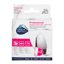 Carica l'immagine nel visualizzatore di Gallery, CARE + PROTECT Stick Pulisci Piastra e Ferro da Stiro, Decalcificante in Fiale, Professionale, Universale, Anticalcare, include 2 stick da 5 ml