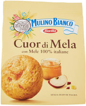 Carica l&#39;immagine nel visualizzatore di Gallery, Mulino Bianco Biscotti Frollini Cuor di Mela, Colazione Ricca di Gusto, Senza Olio di Palma, 300 g
