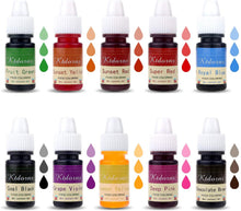 Carica l'immagine nel visualizzatore di Gallery, Colorante alimentare alimenti Dye Flo Concentrated Liquid food Air Brush - 10 colori