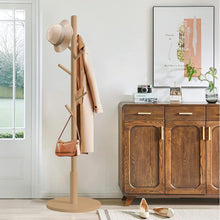 Carica l&#39;immagine nel visualizzatore di Gallery, edihome, Appendiabiti da Terra, in Legno, Attaccapanni, per Abiti, 8 Ganci, 172 x 38 x 38 cm, per Ingresso, Corridoio o Camera da Letto (legno)