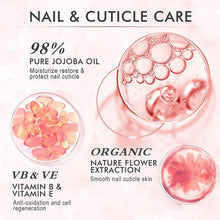 Carica l'immagine nel visualizzatore di Gallery, Gelike Olio Cuticole Unghie Jojoba Organica Essenziale Olio Vitamina E vitamina B Mix Oil Unghie Riparare Trattamenti Cuticola Incrinata Secca Lenire Idratare Idratante Unghie secche Oli 15ml (Rosa)