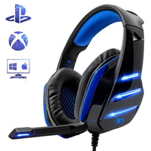 Carica l&#39;immagine nel visualizzatore di Gallery, Beexcellent GM-3, Cuffie Gaming Super Confortevole con Microfono e Stereo Blu - Ilgrandebazar