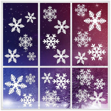Carica l'immagine nel visualizzatore di Gallery, Feliciay 274pcs Fiocchi Di Neve Natalizi Adesivi Elettrostatici Per Finestre Riutilizzabili Decorazioni Per Fiocchi Di Neve Ornamenti Albero Natale Vetro Festa Babbo Natale Regali (16 Fogli)