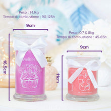 Carica l&#39;immagine nel visualizzatore di Gallery, JewelCandle True Love - Candela in Vetro con Un Gioiello - Pendente - Ilgrandebazar