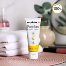 Carica l&#39;immagine nel visualizzatore di Gallery, Medela Purelan 37g Crema per Capezzoli alla Lanolina Sollievo Rapido per Capezzoli Doloranti e Pelle Secca, 100% Naturale, Ipoallergenico, Dermatologicamente Testato e Senza Profumo Crema Lanolina (37 g)