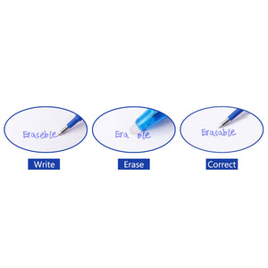 Ricariche Penne Cancellabili Punta 0,7 mm - Confezione Blu 9, blu - Ilgrandebazar