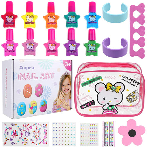 Anpro Set di Smalti per Unghie Principessa - Comodo 16.5 * 13 * 5 cm, A - Ilgrandebazar