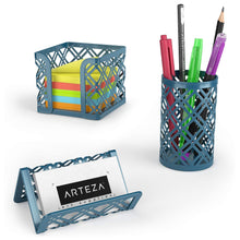 Carica l&#39;immagine nel visualizzatore di Gallery, Arteza Set Accessori Organizer Scrivania Verde Scuro, 6 di 6, Scuro - Ilgrandebazar