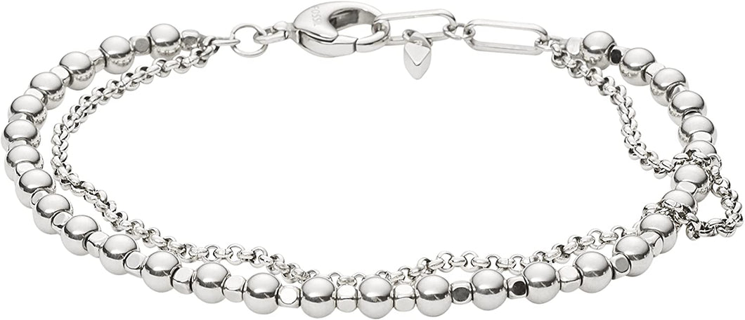 Fossil Bracciale Donna con Cinturino in Acciaio Inossidabile