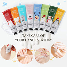 Carica l&#39;immagine nel visualizzatore di Gallery, Crema Mani Luckyfine 8 pezzi, Crema per le mani, Kit crema riparatore mani per l&#39;inverno Sapori stile kit di Natale 8 - Lavanda, rosa, tè verde ecc.