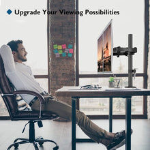 Carica l&#39;immagine nel visualizzatore di Gallery, BONTEC Supporto Doppio Monitor per Schermo LED LCD da 13 a 27 Pollici, Ergonomica Inclinazione e Rotazione Braccio Monitor Scrivania con Morsetto, Dimensioni VESA: 75x75-100x100 mm