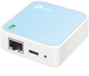 TP-Link TL-WR802N Nano Router N300 Wi-Fi Portatile, 300 Mbps, 1 N300, Bianco - Ilgrandebazar
