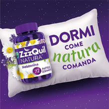 Carica l'immagine nel visualizzatore di Gallery, ZzzQuil Natura Integratore per il Sonno, a Base di Melatonina per Dormire ed Estratti di Lavanda, Valeriana e Camomilla, 72 Pastiglie Gommose