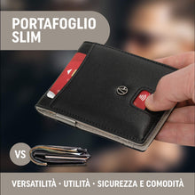 Carica l&#39;immagine nel visualizzatore di Gallery, Portafoglio Uomo Sottile - Con Protezione RFID - Elegante e Compatto, Non... - Ilgrandebazar