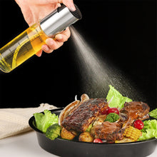 Carica l&#39;immagine nel visualizzatore di Gallery, Spruzzatore Olio, Nebulizzatore Olio con Scala, 100ml Olio Spray per Friggitrice Ad Aria, Acciaio Inox e Vetro Spruzzino Olio da Cucina Accessori per Cucina, Grigliare, Forno