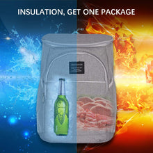 Carica l&#39;immagine nel visualizzatore di Gallery, Borsa Pranzo Borsa Termica Borsa Pranzo Grande Picnic Borsa a Prova di perdite con Tracolla Regolabile, Kit Pranzo per Campeggio, Pesca, Barbecue, 18L